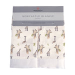 Hungry Giraffe Bamboo Muslin Security Baby Blankie by Newcastle Classics at Everetts Place