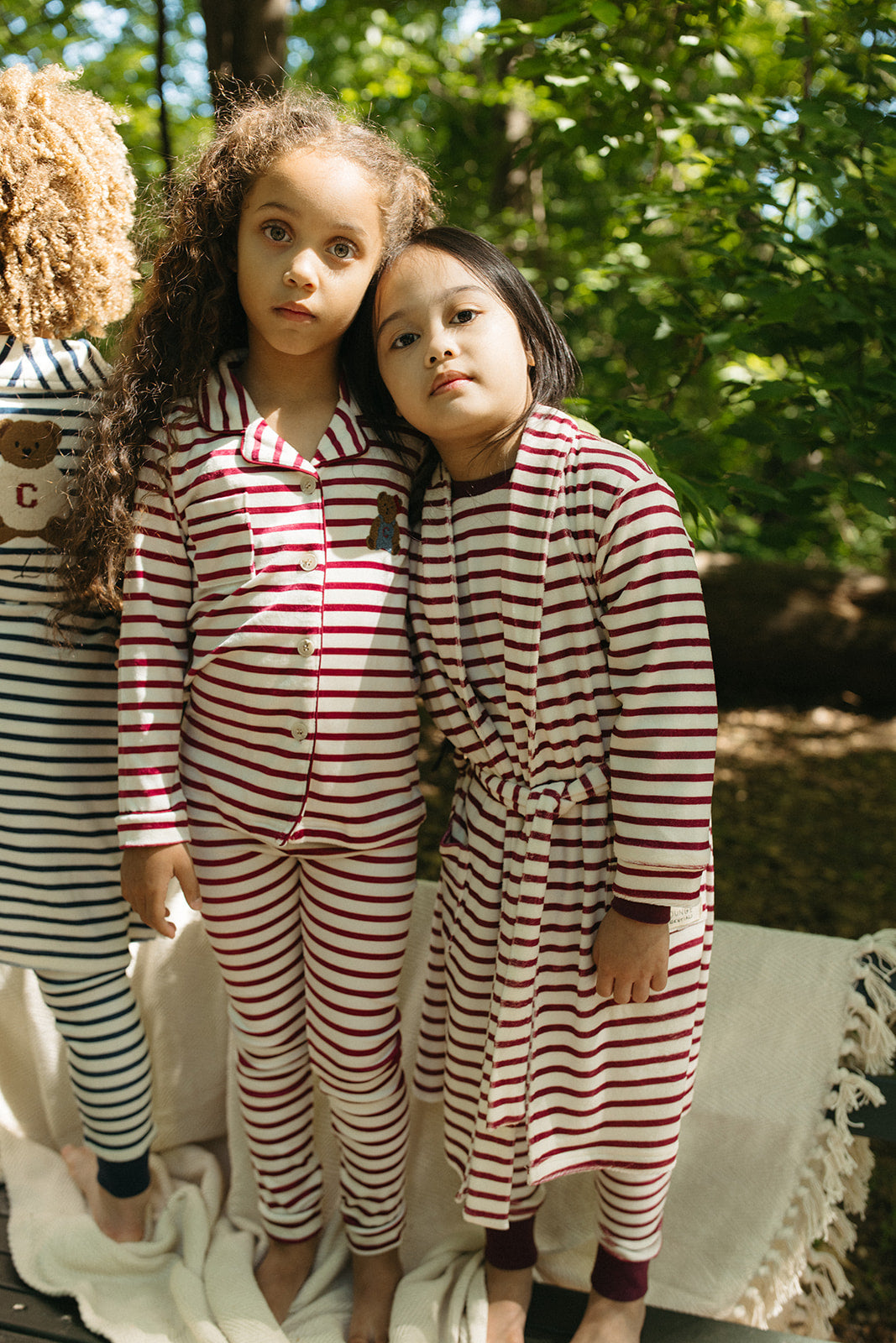 Teddy Lounge Robe - Maroon by Crew Kids NY