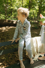 Teddy Grandpa Set - Navy by Crew Kids NY