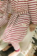 Teddy Lounge Robe - Maroon by Crew Kids NY