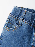 Girls Blue Denim Bell Denim Pants by Rylee Faith Designs at Everetts Place