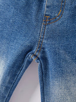 Girls Blue Denim Bell Denim Pants by Rylee Faith Designs at Everetts Place