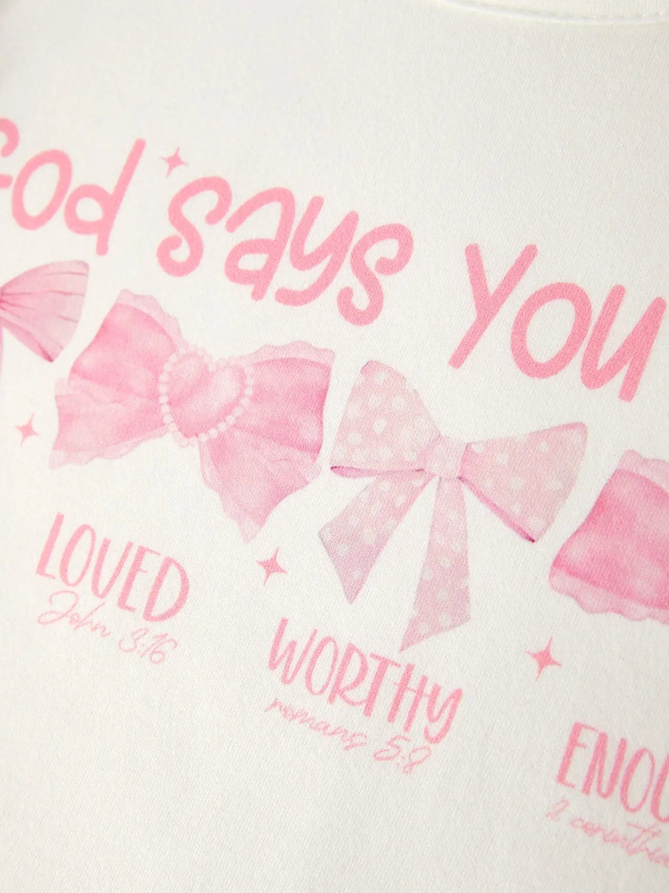Girls Milk Silk Letters Bow Print Set Rylee Faith Designs