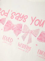 Rylee Faith Designs Girls Milk Silk Letters Bow Print Set - Apparel & Accessories > Clothing > Outfit Sets Outfit