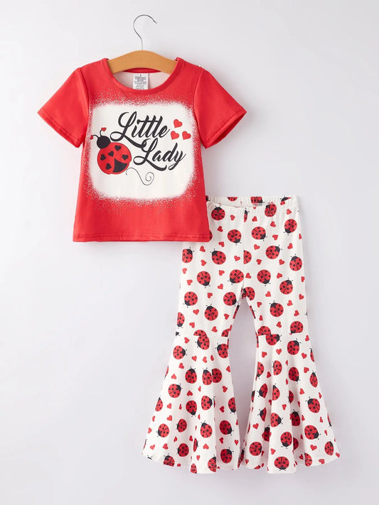 High-Quality Girls Fall Printed Outfit for Stylish Young Fashionistas Rylee Faith Designs