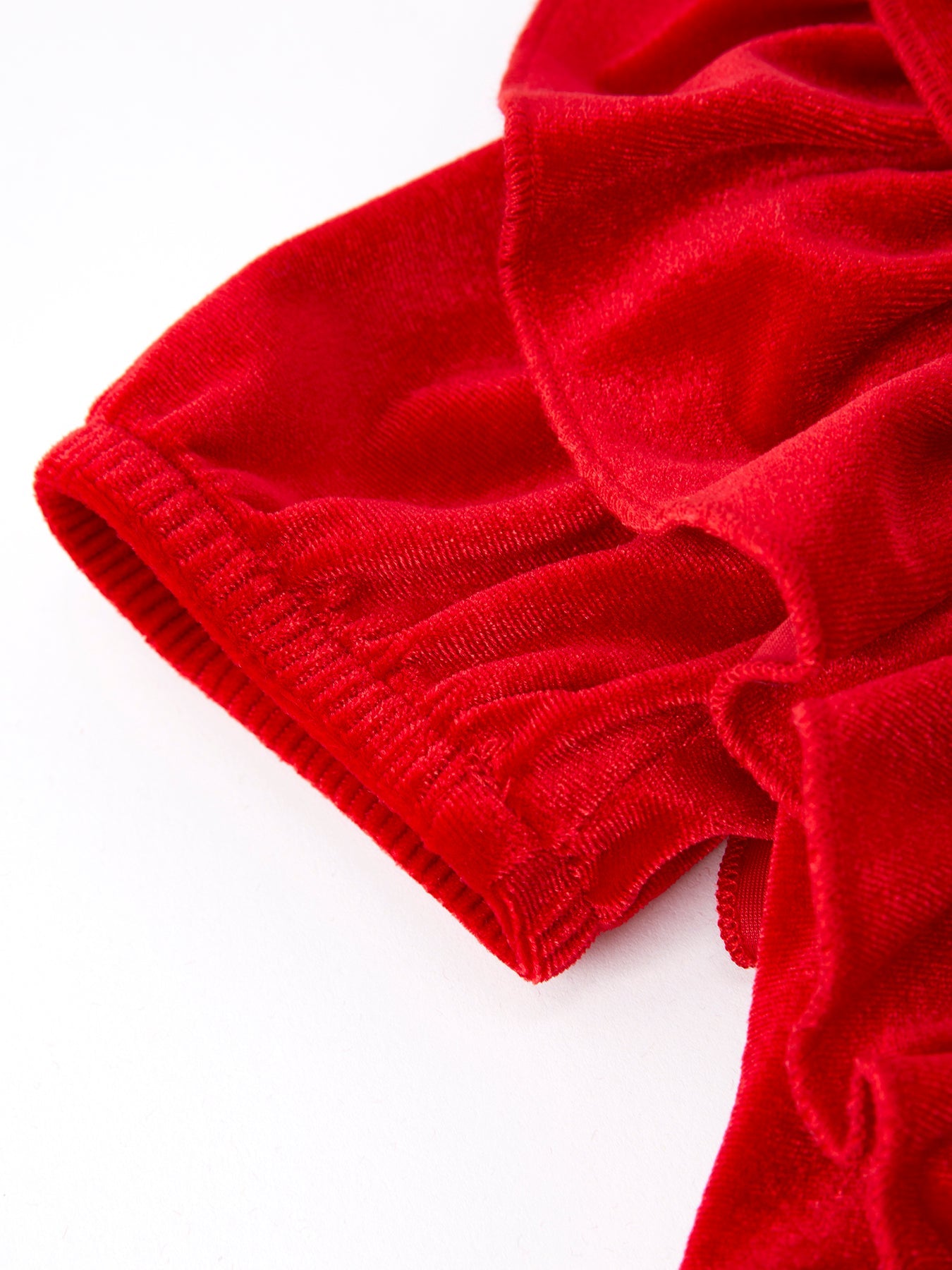 Christmas Red Velvet Girls Dress by Rylee Faith Designs