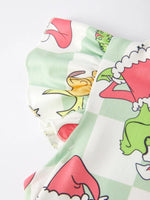 Rylee Faith Designs Girls Christmas Character Print Dress For Holiday Photos - Apparel & Accessories > Clothing > Baby & Toddler Clothing > Baby & Toddler Dresses Dress
