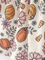 Rylee Faith Designs Festive Pumpkin Print Dress with Soft Fabric for Girls Holiday Celebrations - Apparel & Accessories > Clothing > Baby & Toddler Clothing > Baby & Toddler Dresses Dress
