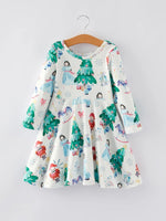 Rylee Faith Designs Christmas Character Nutcracker Print Girls Holiday Dress - Apparel & Accessories > Clothing > Dresses Dress
