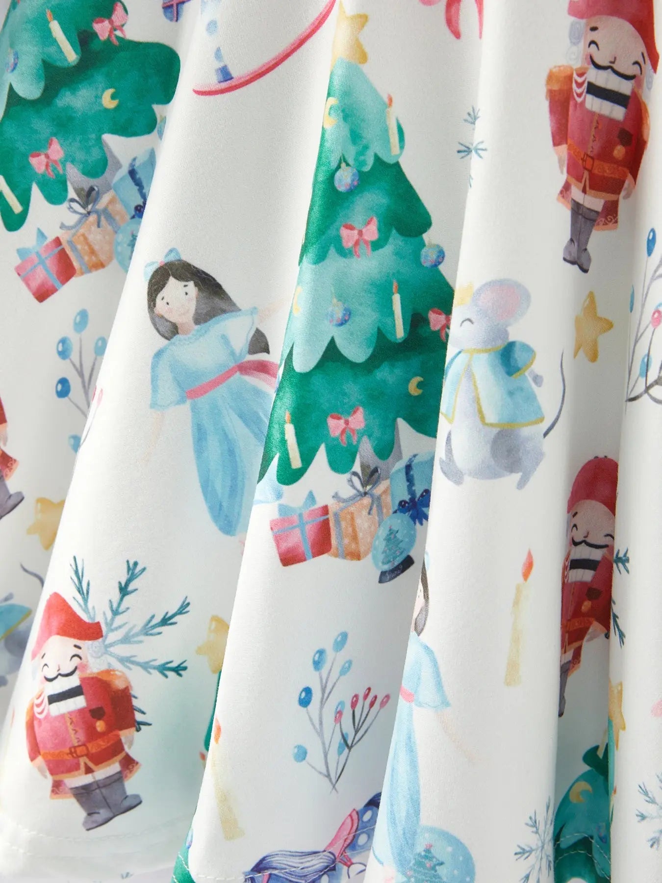 Rylee Faith Designs Christmas Character Nutcracker Print Girls Holiday Dress - Apparel & Accessories > Clothing > Dresses Dress