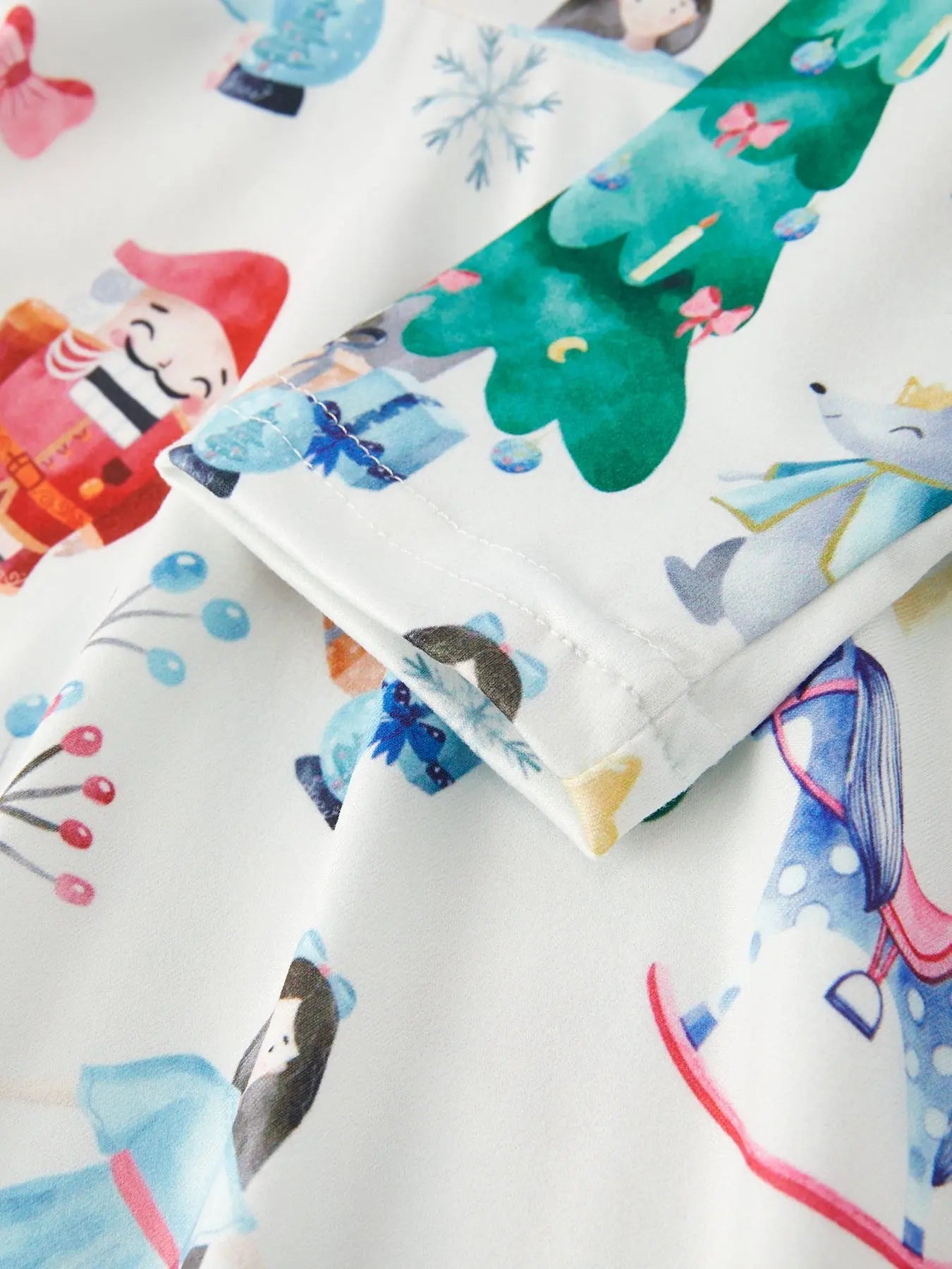 Rylee Faith Designs Christmas Character Nutcracker Print Girls Holiday Dress - Apparel & Accessories > Clothing > Dresses Dress