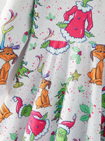 Rylee Faith Designs Rylee Faith Christmas Tree Print Character Girls Dress - Apparel & Accessories > Clothing > Dresses Dress
