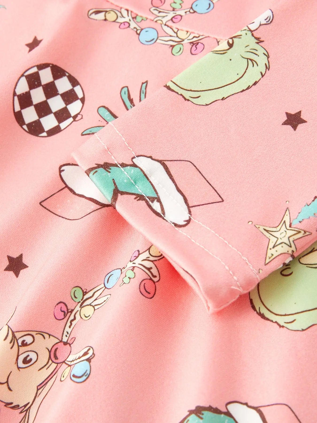 Rylee Faith Designs Christmas Cartoon Characters Tree Print Girls Dress - Apparel & Accessories > Clothing > Dresses Dress