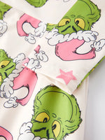 Rylee Faith Designs Christmas Cartoon Characters Print Girls Dress For Holiday - Apparel & Accessories > Clothing > Dresses Dress