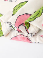 Rylee Faith Designs Christmas Cartoon Characters Print Girls Dress For Holiday - Apparel & Accessories > Clothing > Dresses Dress