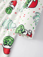 Rylee Faith Designs Christmas Cartoon Characters Gingerbread Print Girls Dress - Apparel & Accessories > Clothing > Dresses Dress
