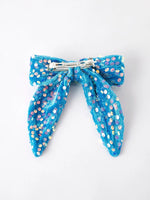 Rylee Faith Designs Girls Sequin Bow Hair Clip for Kids Stylish Hair Accessory - Bows