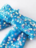 Rylee Faith Designs Girls Sequin Bow Hair Clip for Kids Stylish Hair Accessory - Bows