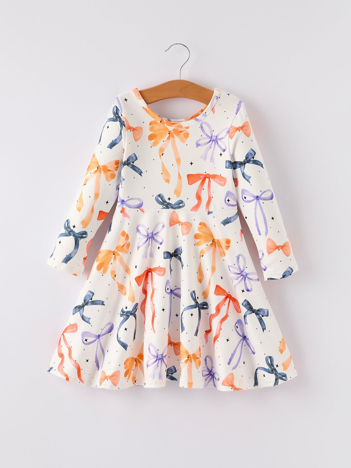 Halloween Bow Spring and Summer Girls Dress by Rylee Faith Designs