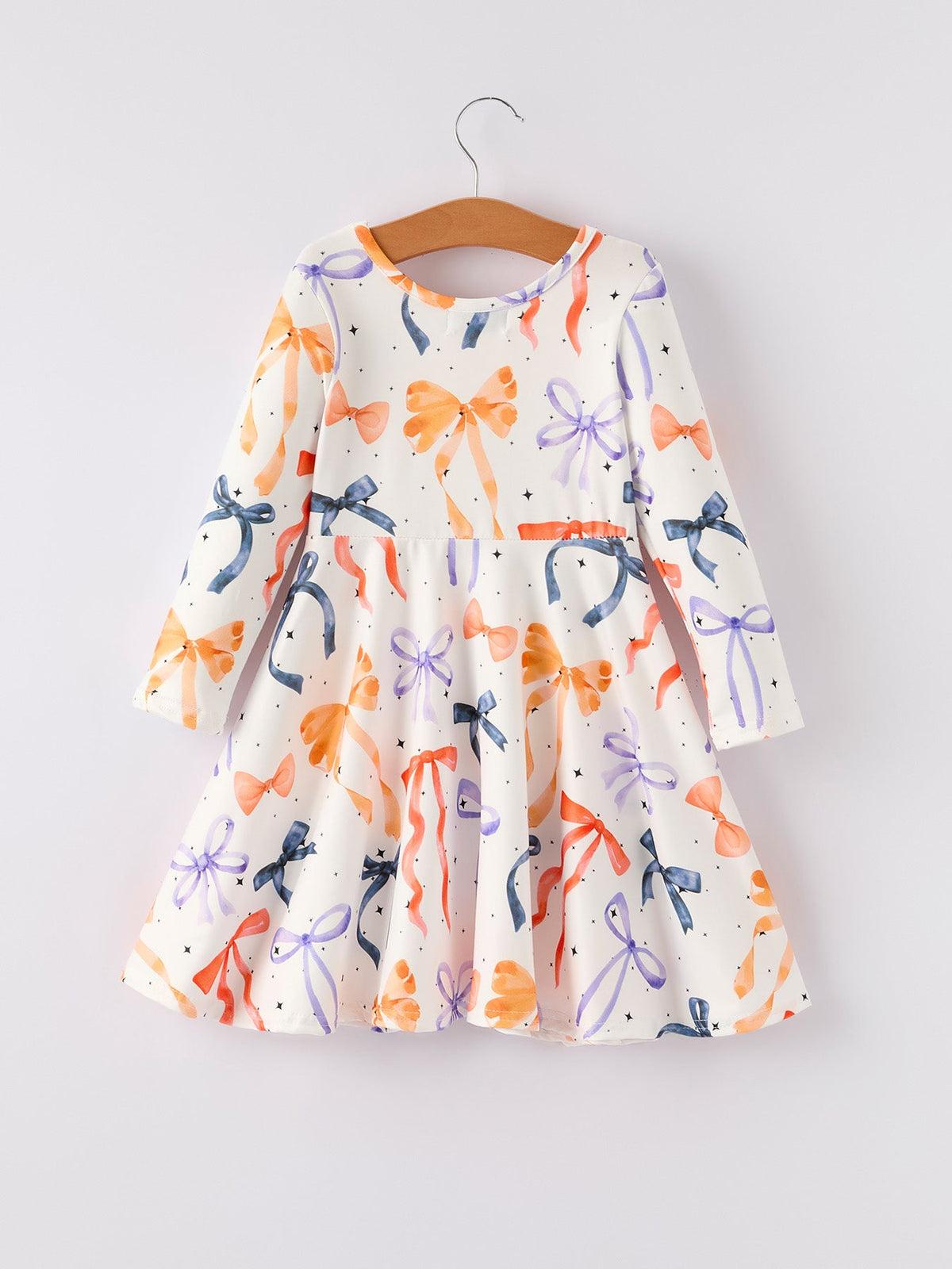 Halloween Bow Spring and Summer Girls Dress by Rylee Faith Designs