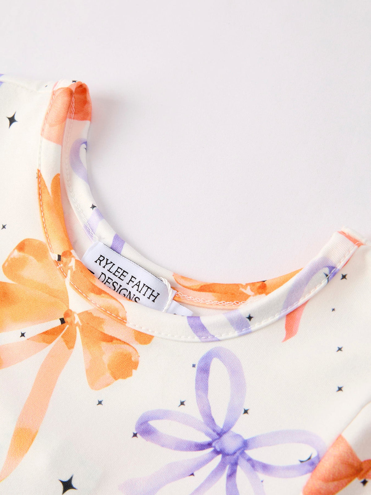 Halloween Bow Spring and Summer Girls Dress by Rylee Faith Designs