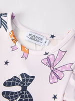 Rylee Faith Designs Cute Halloween Bow Print Dress for Little Girls with Comfortable Fit - Apparel & Accessories > Clothing > Dresses Dress