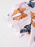 Rylee Faith Designs Cute Halloween Bow Print Dress for Little Girls with Comfortable Fit - Apparel & Accessories > Clothing > Dresses Dress