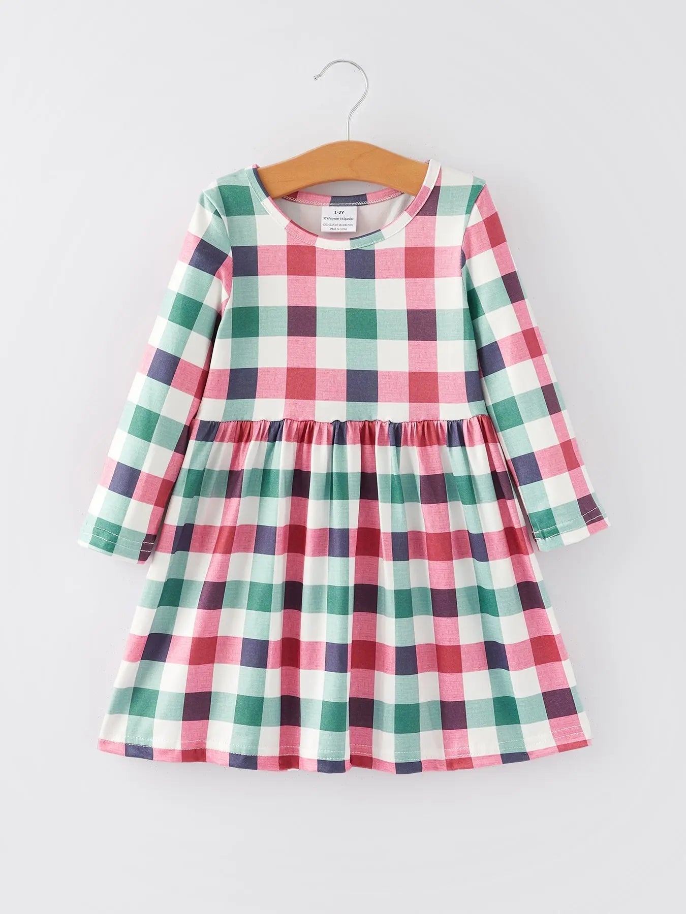 Rylee Faith Designs Christmas Plaid Girls Dress By Rylee Faith Designs - Apparel & Accessories > Clothing > Baby & Toddler Clothing > Baby & Toddler Dresses Dress