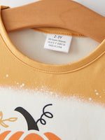 Fall Thanksgiving Halloween 3 pieces Short sleeve O-neck T-shirt by Rylee Faith Designs