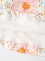 Spring and Summer Floral Print Milk Silk Girls Dress by Rylee Faith Designs at Everetts Place