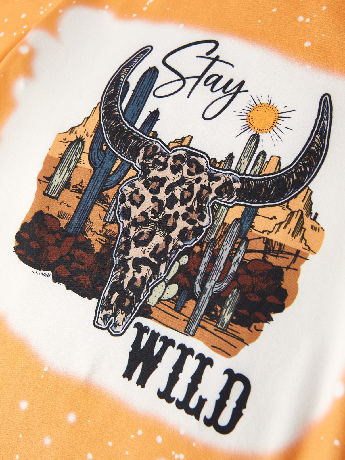 Girls Western Leopard Print long-sleeve top and matching pants set by Rylee Faith Designs