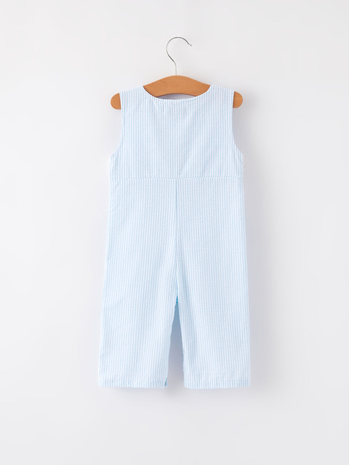 4th of july Star Embroidery Smock Boys Romper by Rylee Faith Designs at Everetts Place
