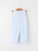 4th of july Star Embroidery Smock Boys Romper by Rylee Faith Designs at Everetts Place
