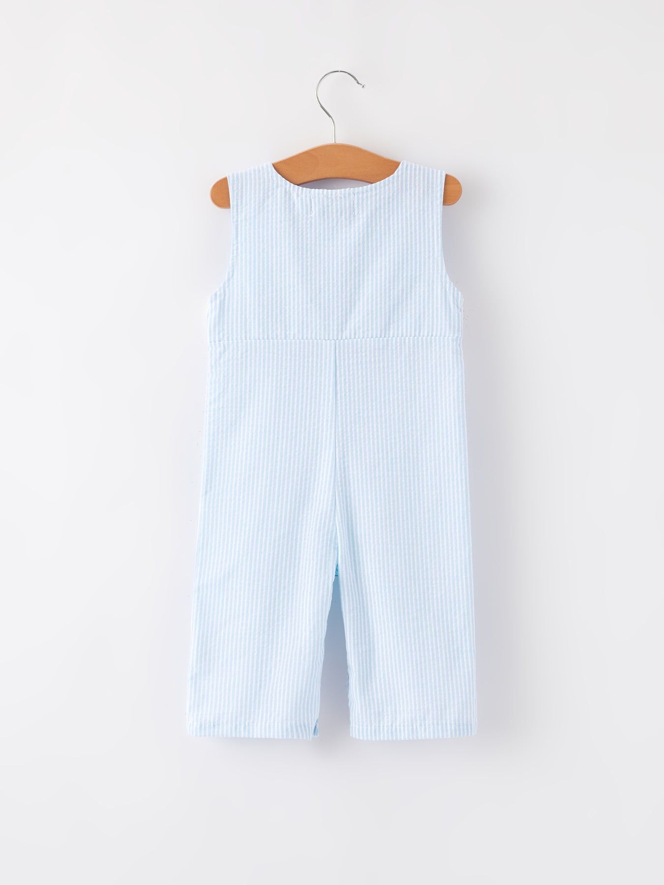 4th of july Star Embroidery Smock Boys Romper by Rylee Faith Designs at Everetts Place