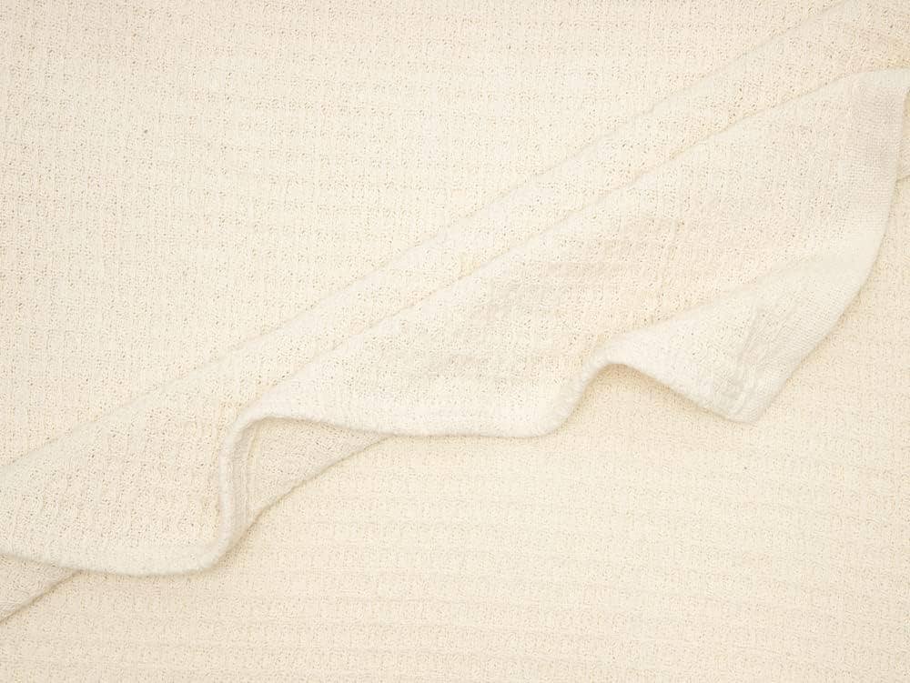 Crover 100% cotton waffle baby blanket for swaddling and stroller coverage