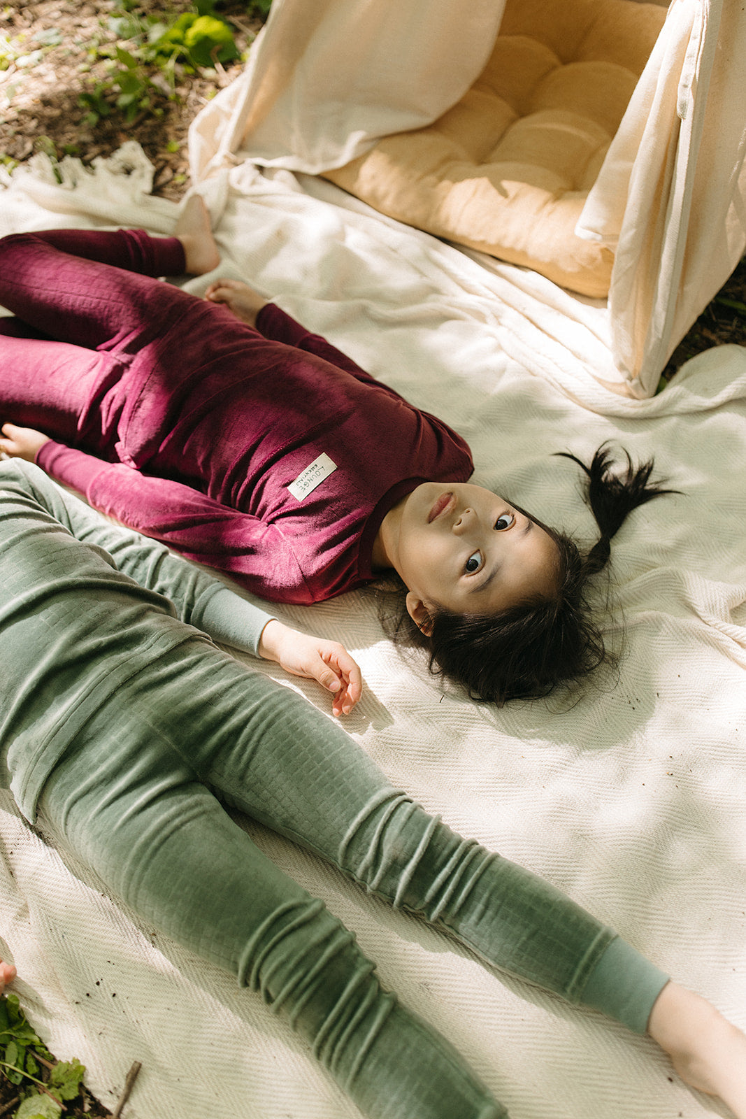 Grid Lounge Set - Berry by Crew Kids NY