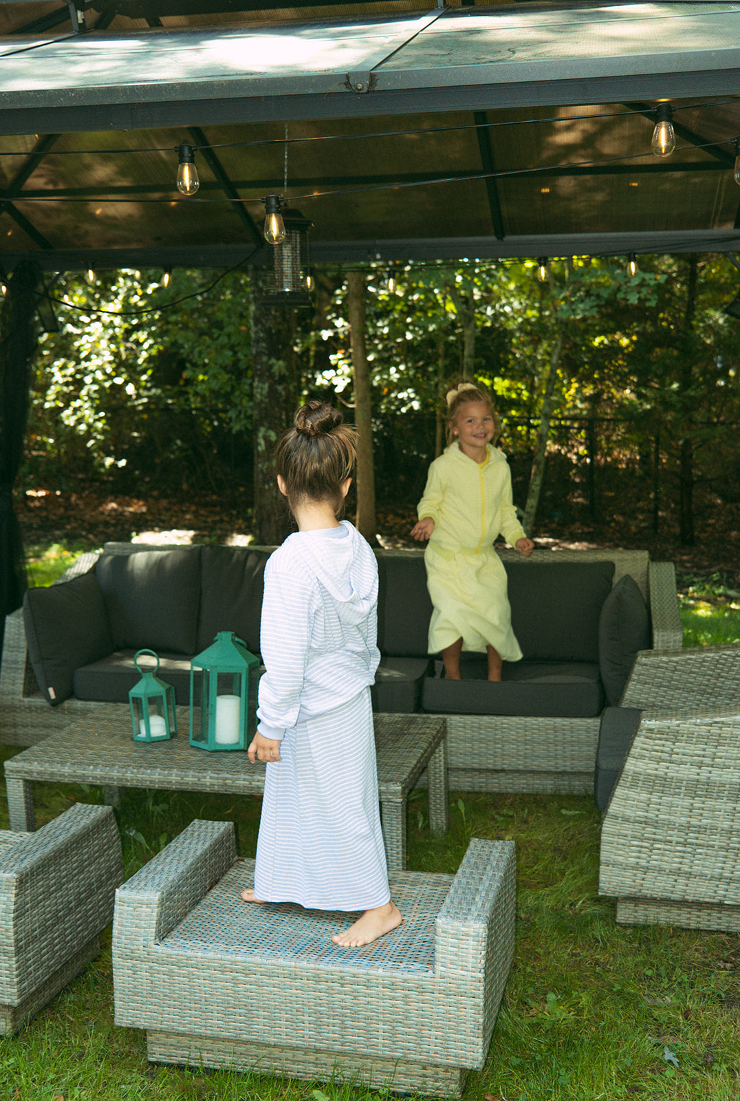 Sorbet Terry Hooded Swim Maxi Set Lavender For Girls By Crew Kids NY by Crew Kids NY at Everetts Place