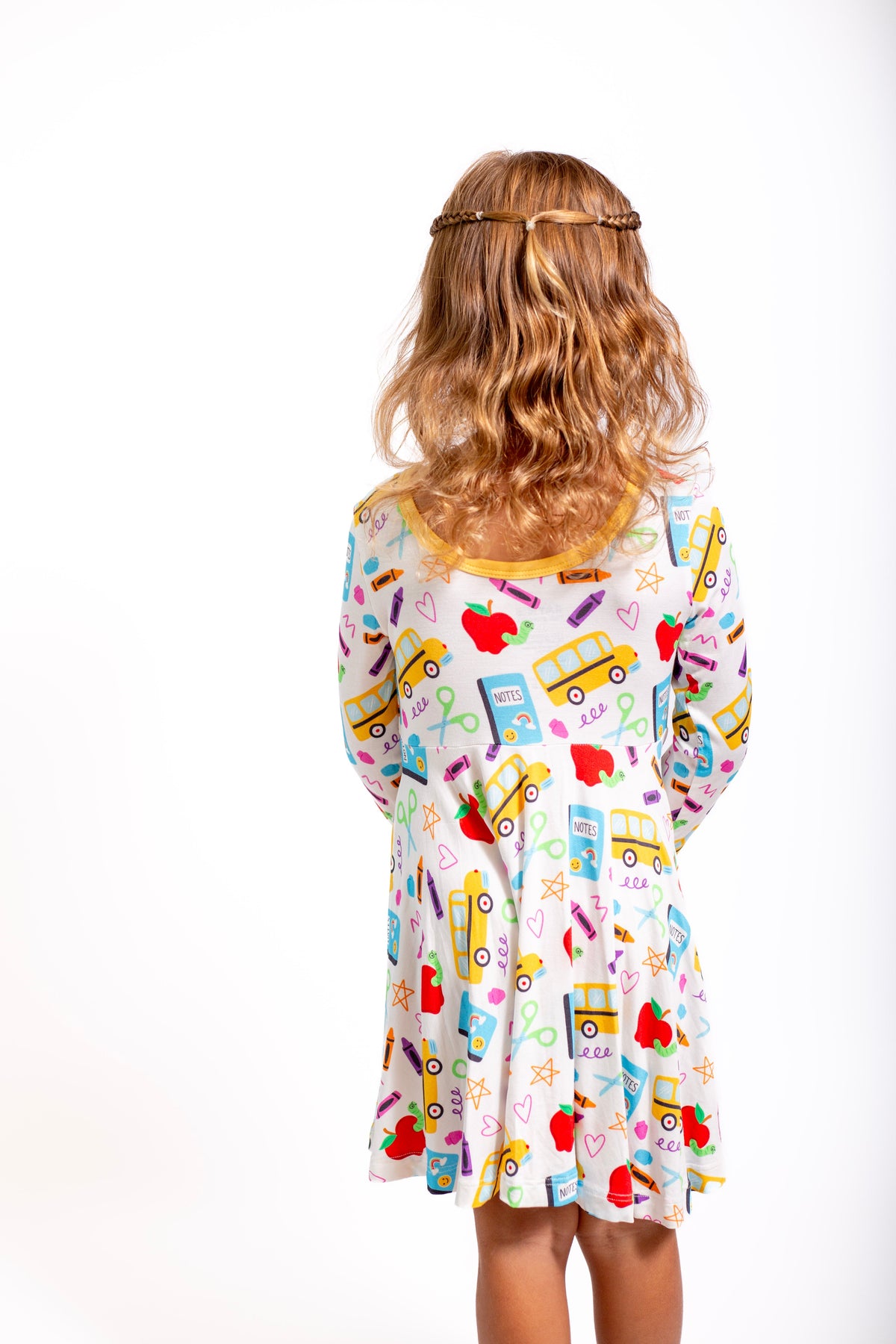 My First Day of School Twirl Dress | Girls Back to School by Rayn’s Tiny Stitches