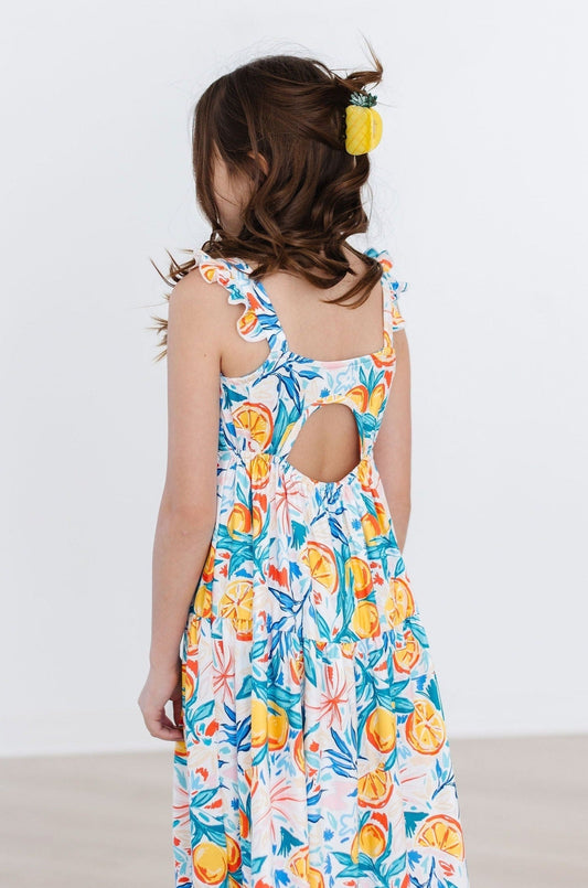 Mila & Rose ® Sale Tropical Summer Ruffle Maxi Dress For Women Online - Apparel & Accessories > Clothing > Dresses Maxi Dress