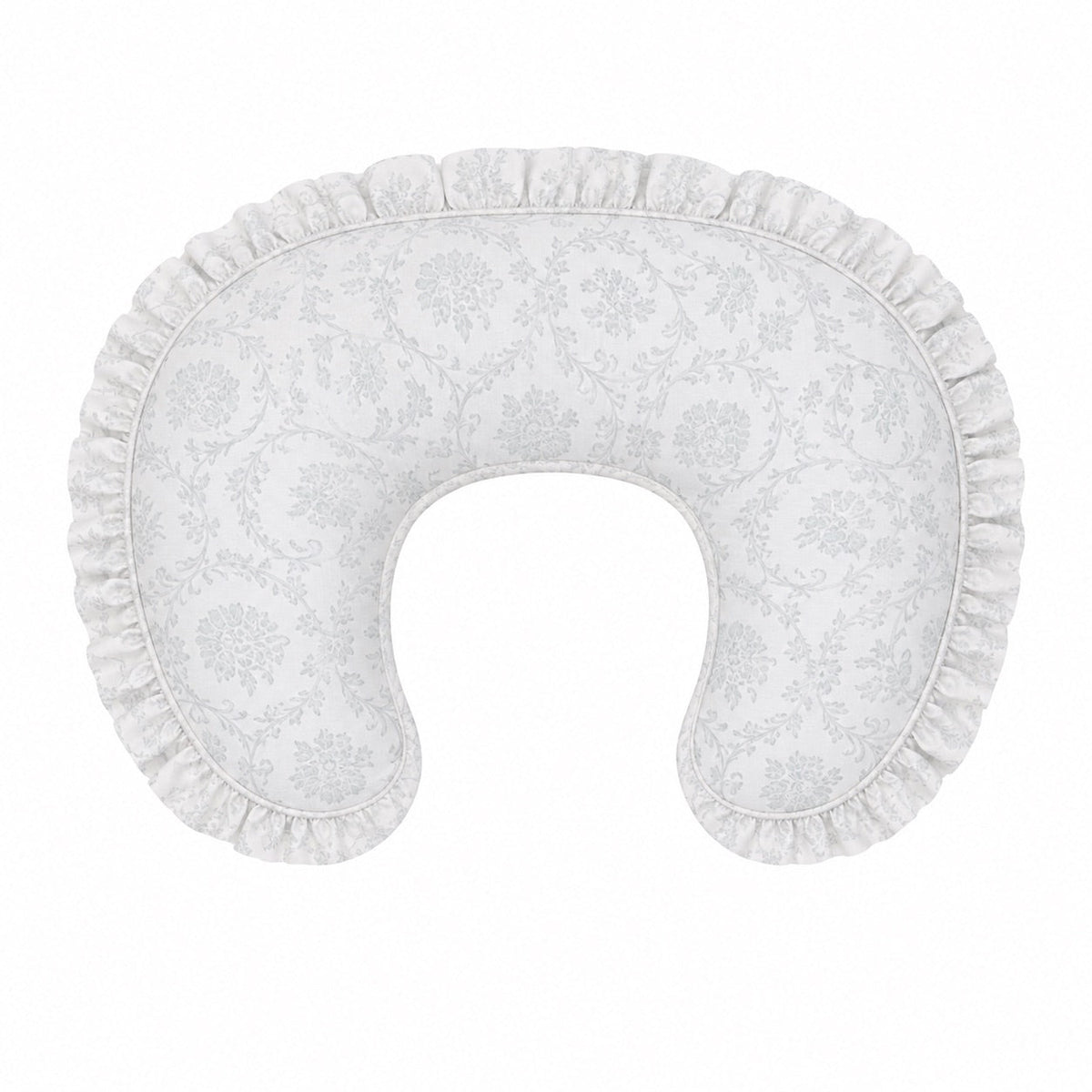 Sage Green Chinoiserie Ruffle Nursing Pillow Cover by Little Mae & Co