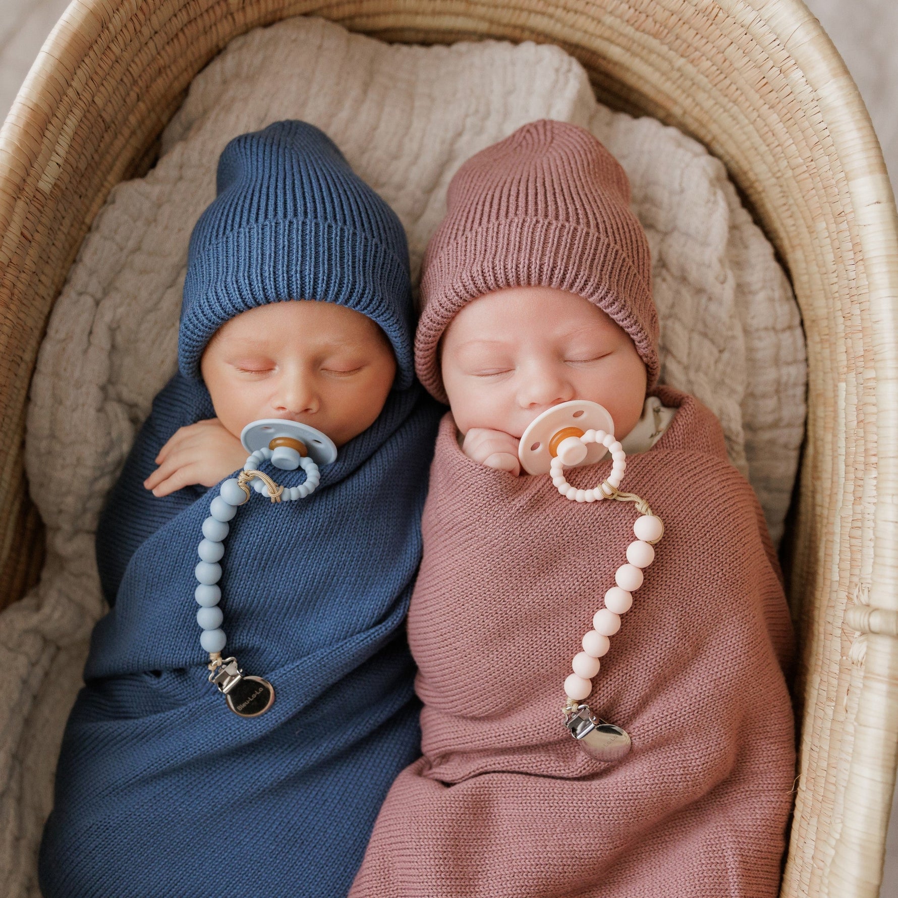 Bleu La La Luladream Pacifier and Clip Sets with Teething Handle for Comfort and Safety - Baby & Toddler > Baby Health > Pacifiers & Teethers > Pacifiers