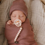 Bleu La La Luladream Pacifier and Clip Set with Teething Handle and Modern Design - Baby & Toddler > Baby Health > Pacifiers & Teethers > Pacifiers