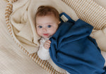 Bleu La La 100 Percent Cotton Organic Luxe Baby Blanket - Baby & Toddler