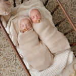 Bleu La La Organic Ribbed Knit Cotton Baby Blanket Made from 100 Percent Organic Cotton - Baby & Toddler > Swaddling & Receiving Blankets > Receiving Blankets Blanket