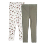Organic Legging Set of 2 - Winter Berry + Olive by Makemake Organics