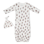 Organic Kimono Infant Sleep Gown - Loom by Makemake Organics
