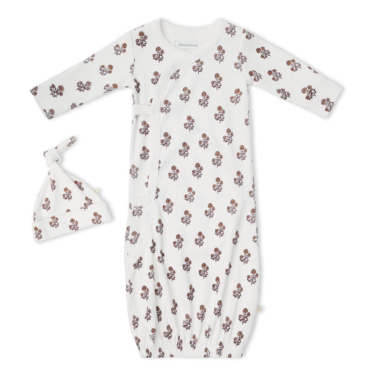 Organic Kimono Infant Sleep Gown - Loom by Makemake Organics