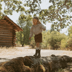 Organic Corduroy Skirt - Brown by Makemake Organics
