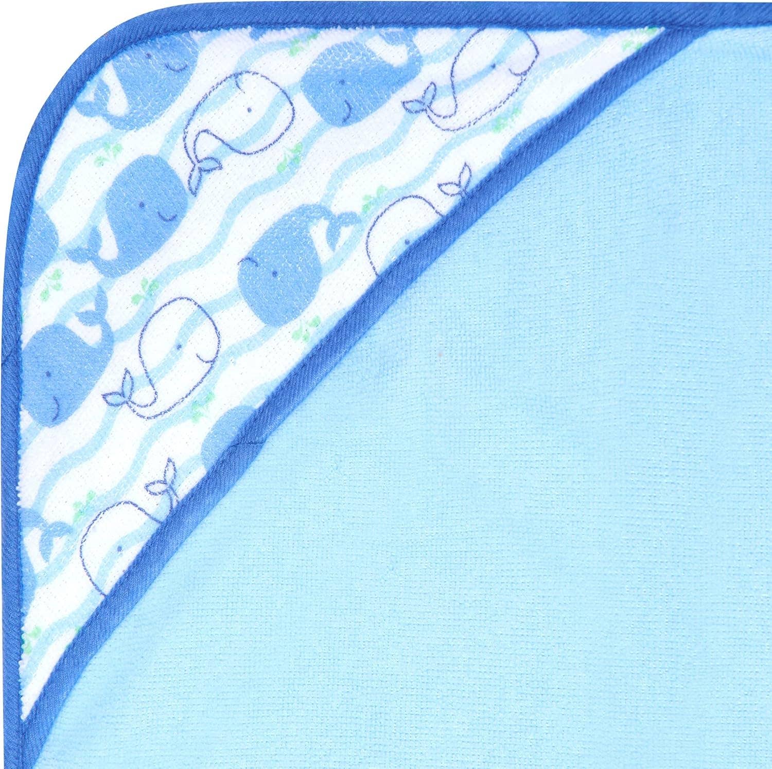 Crover soft polyester terry hooded baby towels 3-pack