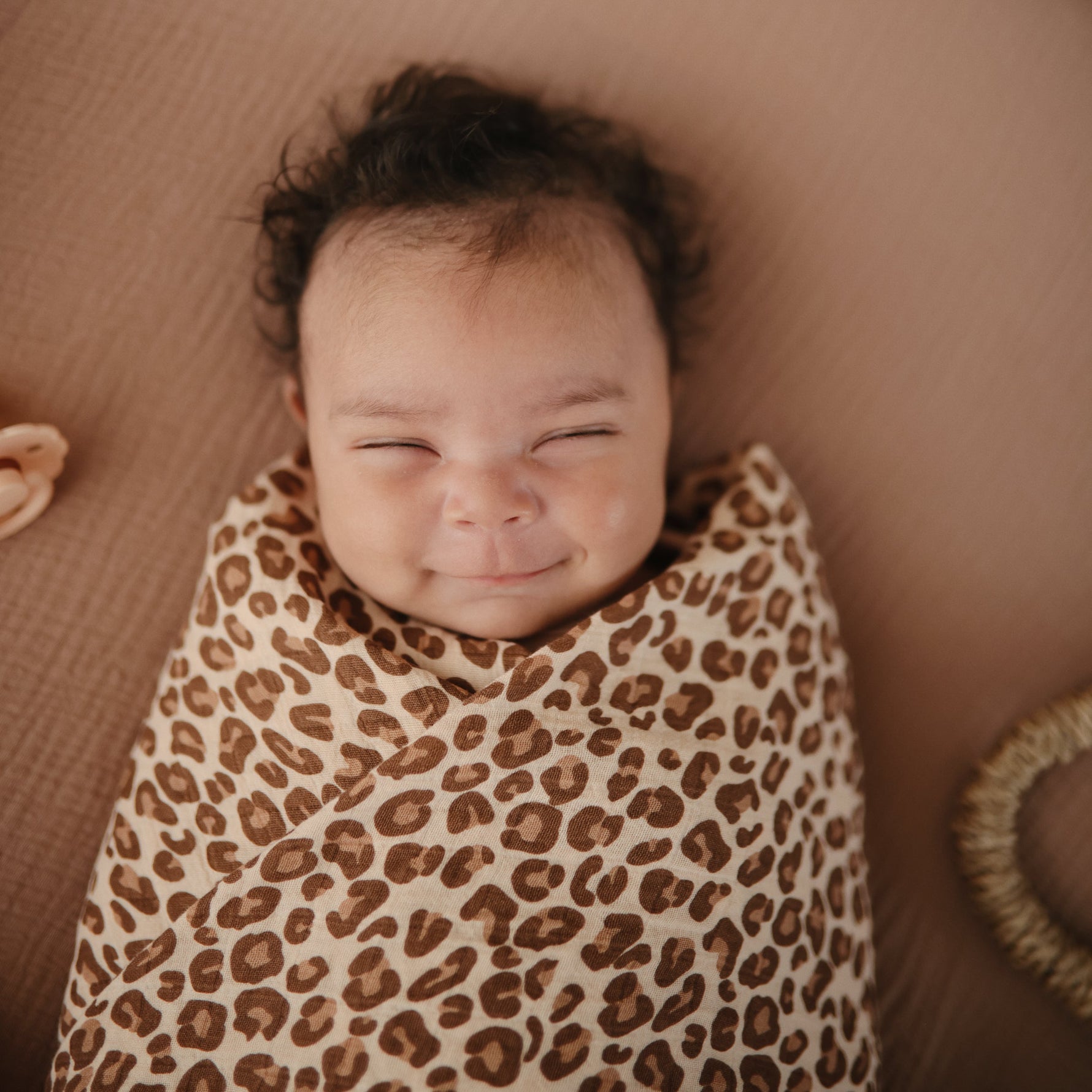 Organic Cotton Muslin Swaddle Blanket by Mushie